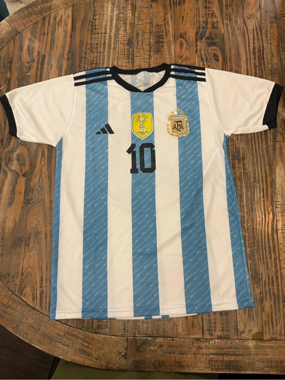 Adidas FIFA 2022 Argentina Lionel  Messi #10 Jersey